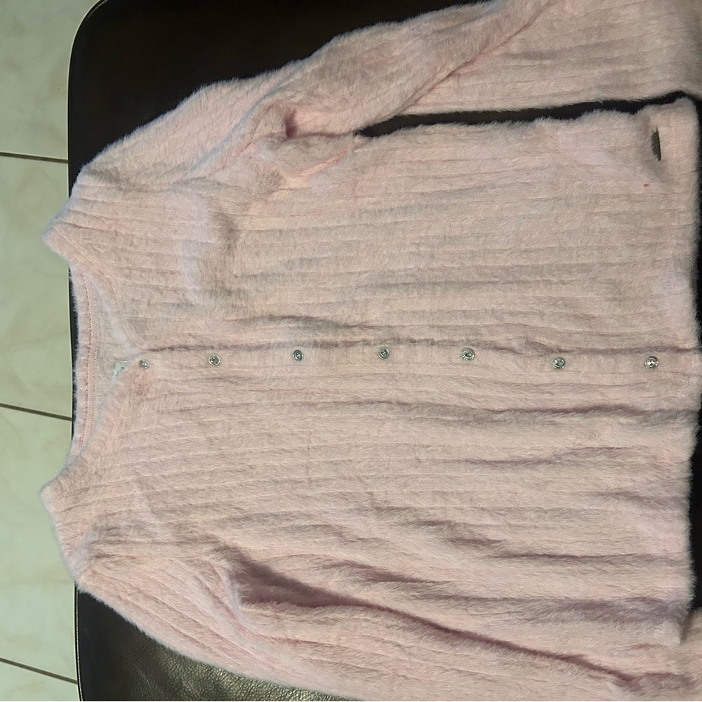 Justice Light Pink Kids Sweater
